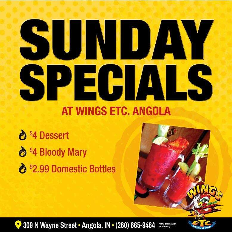 Wings Etc - Angola, IN menu_pic