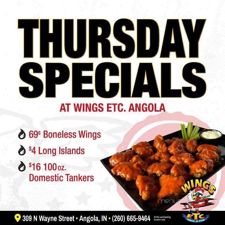 Wings Etc - Angola, IN menu_pic