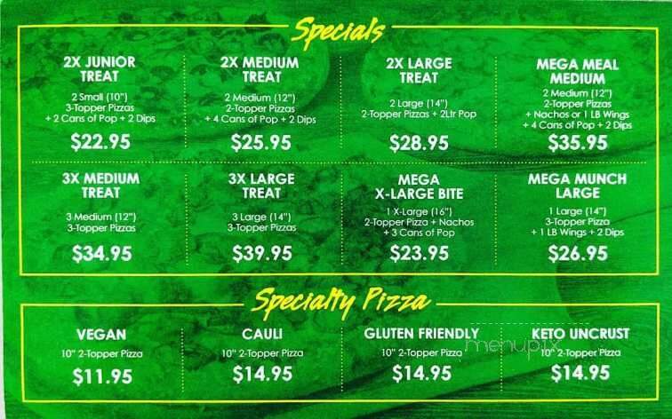 Red Swan Pizza - Brandon, MB menu_pic