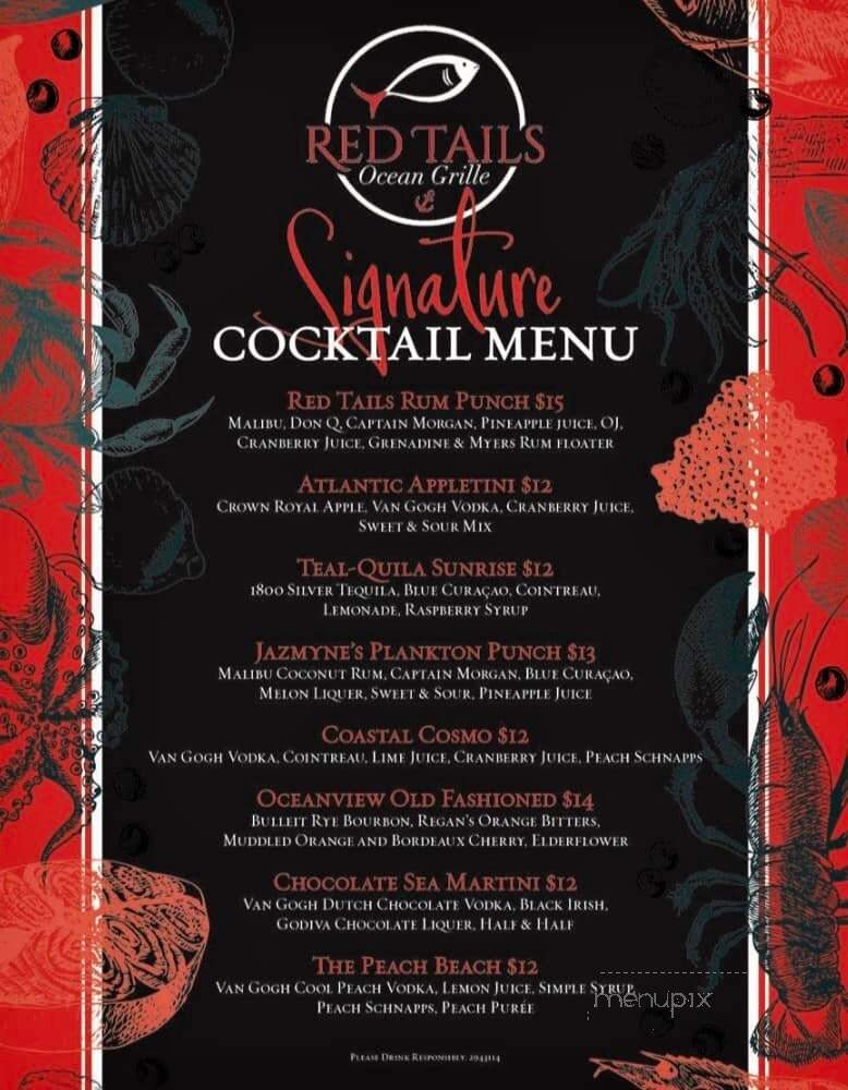 Red Tails Ocean Grille - Saint Charles, MD menu_pic