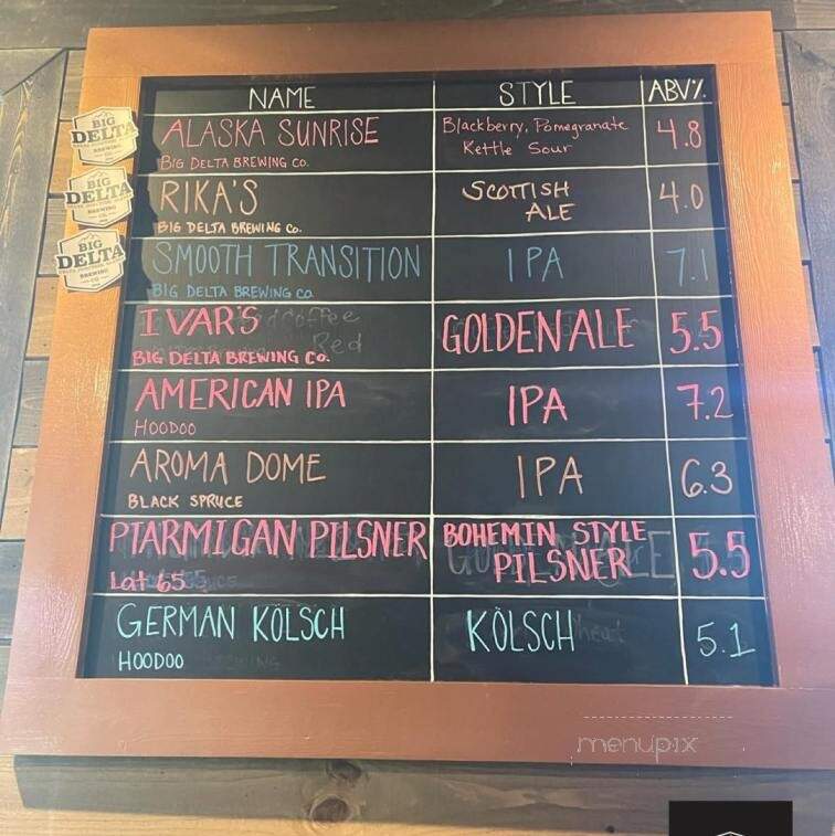 Big Delta Brewing - Delta Junction, AK menu_pic