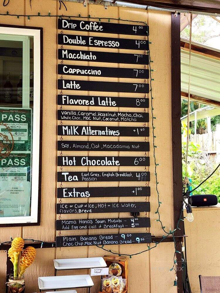 My Titas Cafe - Hana, HI menu_pic