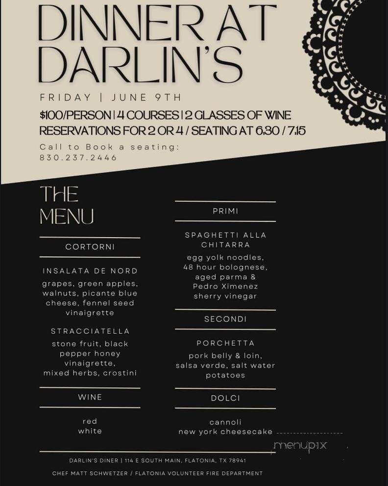 Darlin's Diner - Flatonia, TX