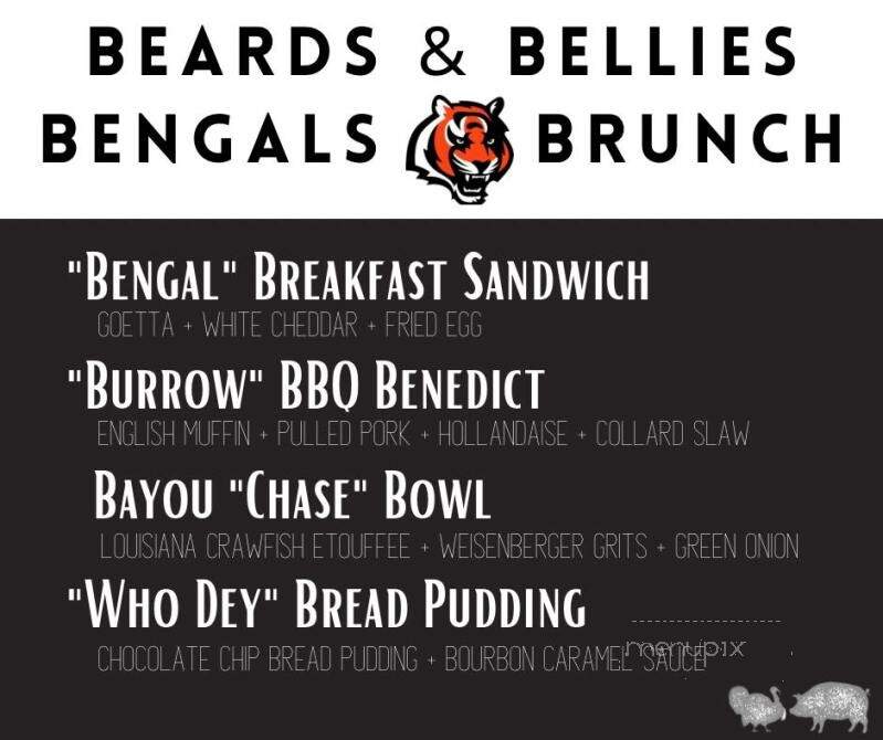 Beards & Bellies BBQ - Newport, KY menu_pic
