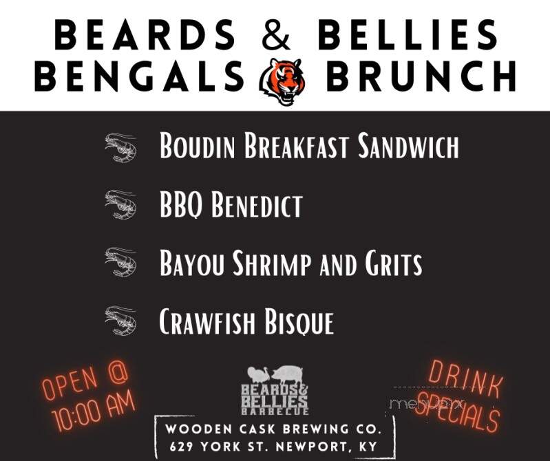 Beards & Bellies BBQ - Newport, KY menu_pic