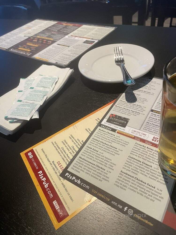 P.J. Whelihan's - Hatfield, PA menu_pic