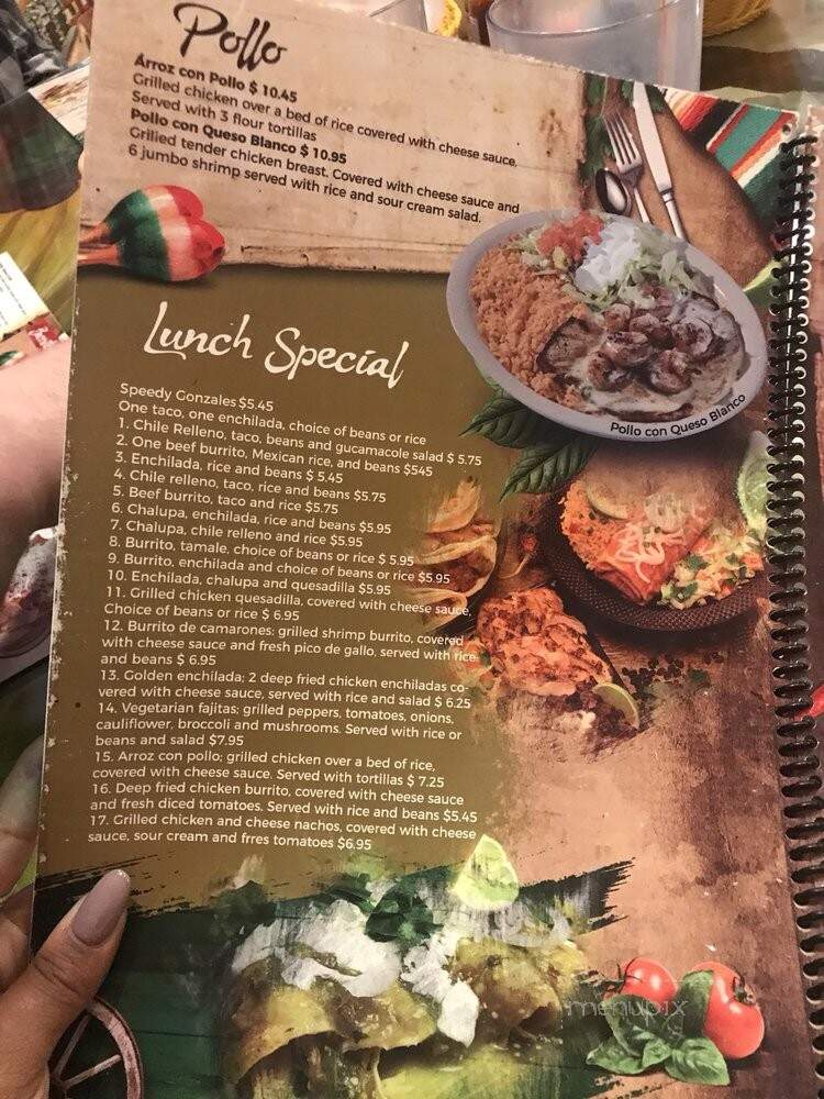 La Hacienda Mexican Restaurant - Avon, IN menu_pic