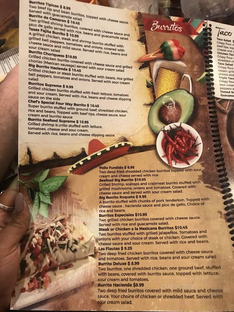 La Hacienda Mexican Restaurant - Avon, IN menu_pic