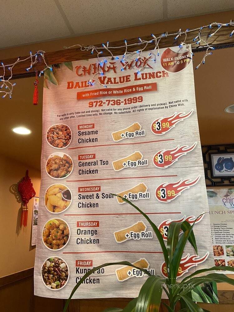 China Wok - Princeton, TX menu_pic