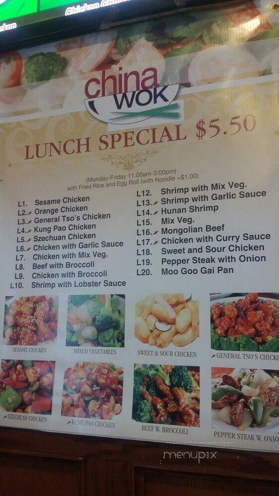 China Wok - Princeton, TX menu_pic