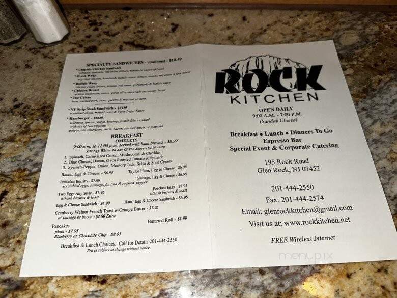 Rock Kitchen - Glen Rock, NJ