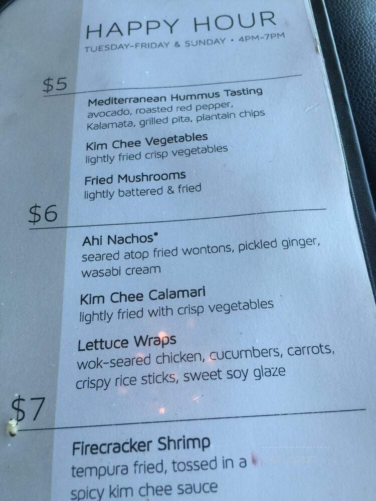 Chart House at the Golden Nugget Casino - Atlantic City, NJ menu_pic