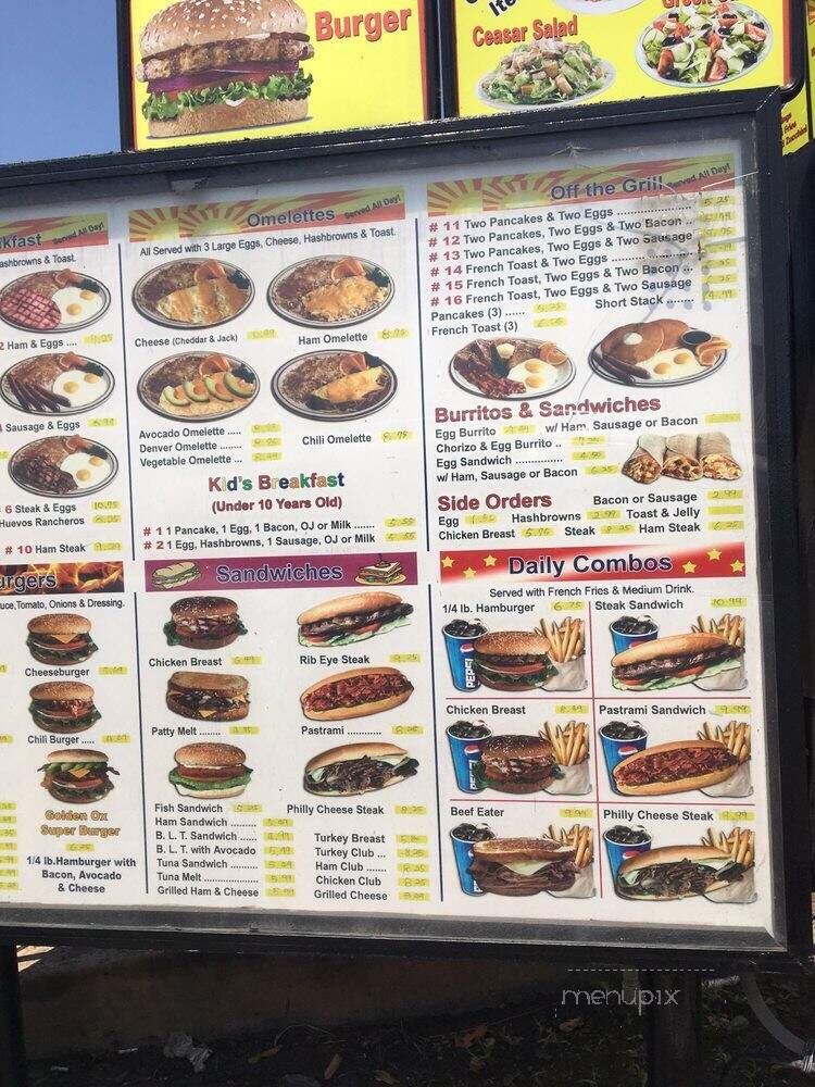 The Golden Ox - Fullerton, CA menu_pic
