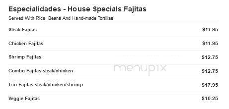 La Mexicana - Bells, TN menu_pic