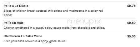 La Mexicana - Bells, TN menu_pic