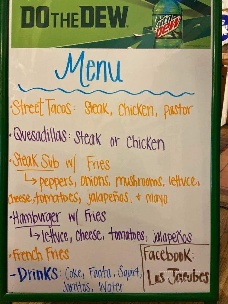 Los Jacubes Family Mexican Restaurant - Oakboro, NC menu_pic