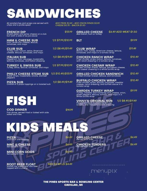 The Pines Sports Bar & Bowling Center - Cadillac, MI