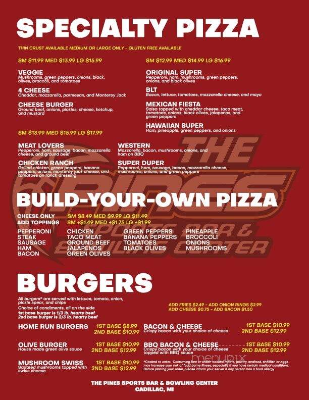The Pines Sports Bar & Bowling Center - Cadillac, MI