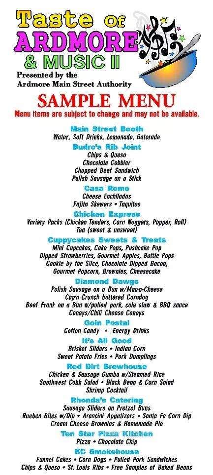 Chicken Express - Ardmore, OK menu_pic