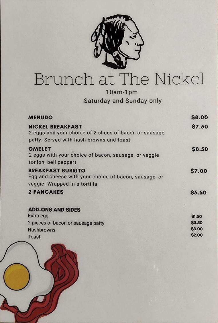 Wooden Nickel Tavern - Tucson, AZ menu_pic