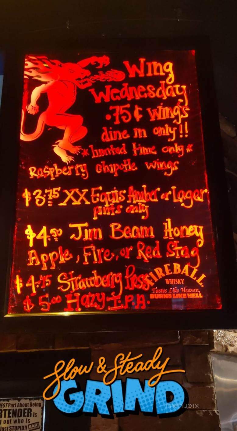 Wooden Nickel Tavern - Tucson, AZ menu_pic