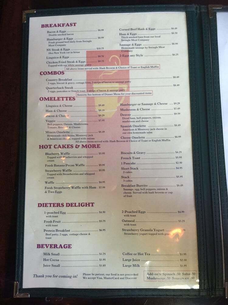Mel & Faye's Drive Inn - Jackson, CA menu_pic