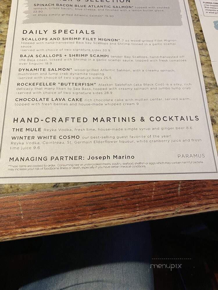 Bonefish Grill - Paramus, NJ menu_pic