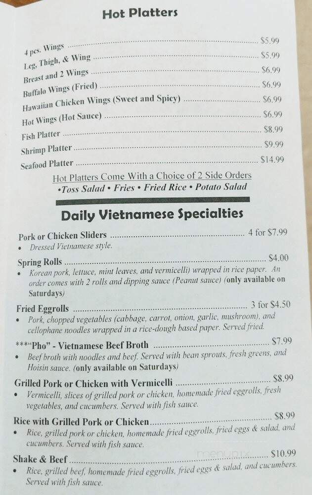 Singleton's Poboy - New Orleans, LA menu_pic