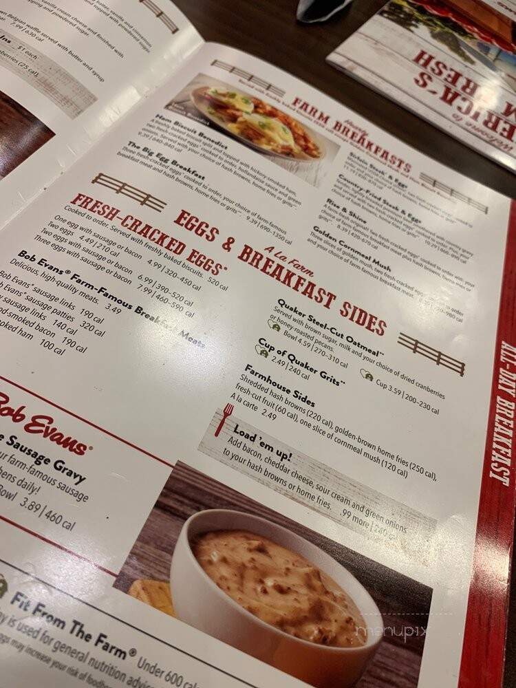 Bob Evans Restaurant - Portage, MI menu_pic