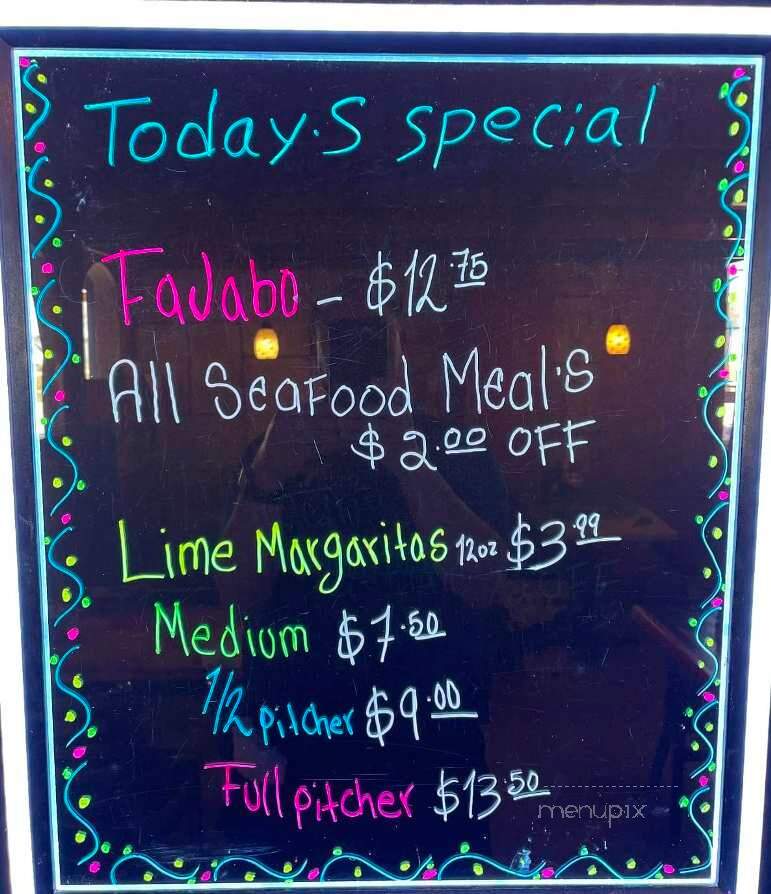 Puerta Vallarta - Effingham, IL menu_pic