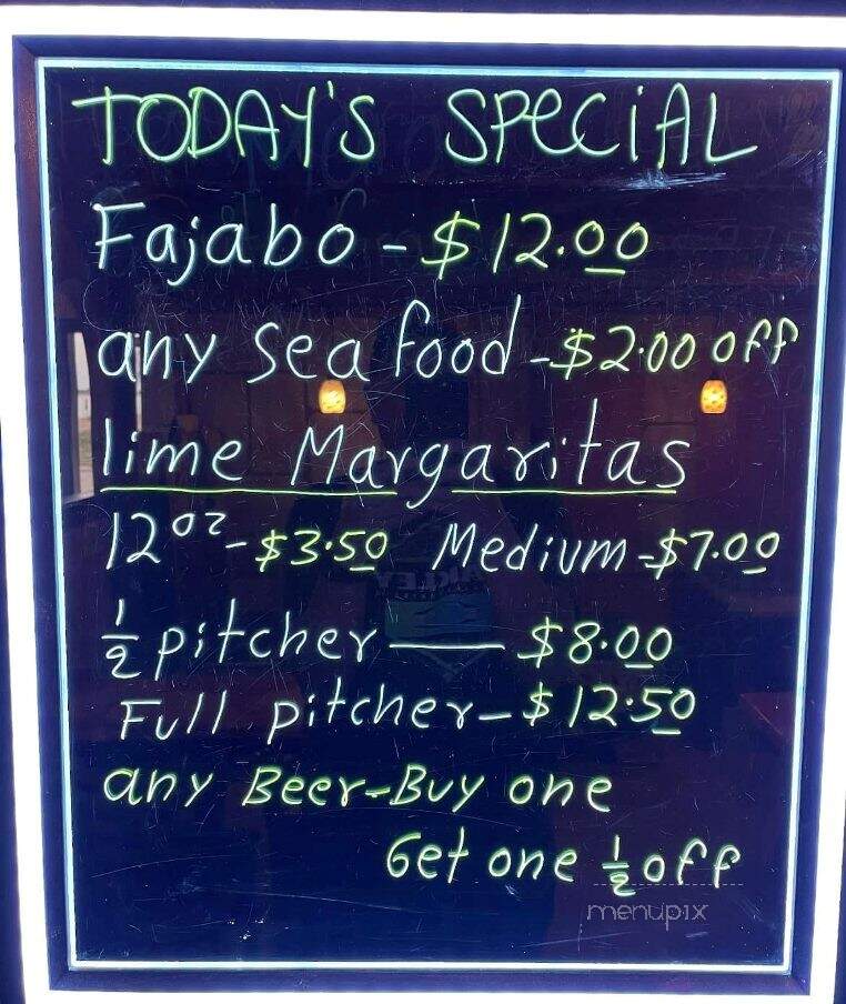 Puerta Vallarta - Effingham, IL menu_pic