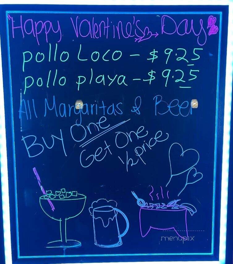 Puerta Vallarta - Effingham, IL menu_pic