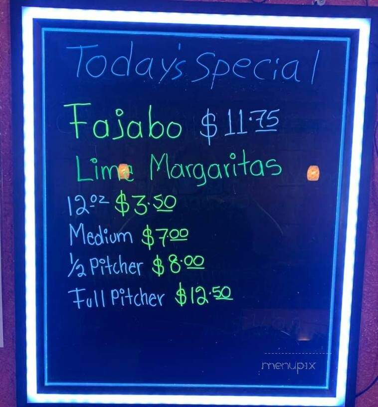 Puerta Vallarta - Effingham, IL menu_pic