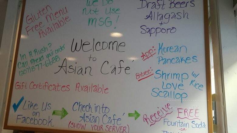Asian Cafe - Winslow, ME