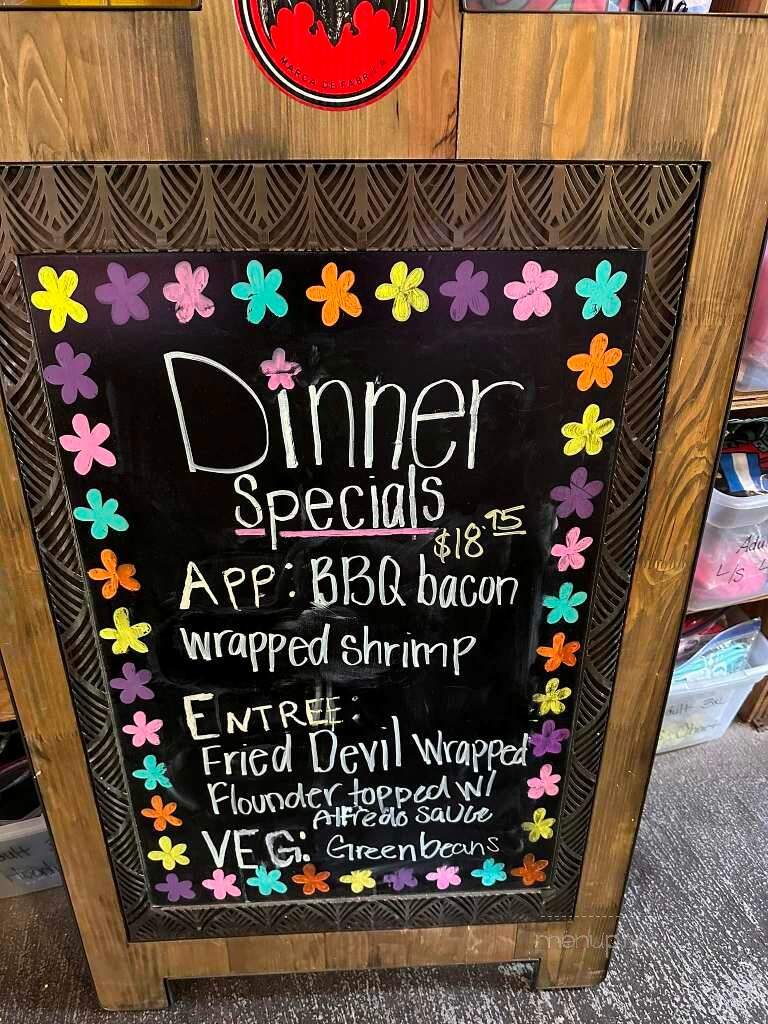 Aj's Dockside Restaurant - Tybee Island, GA menu_pic