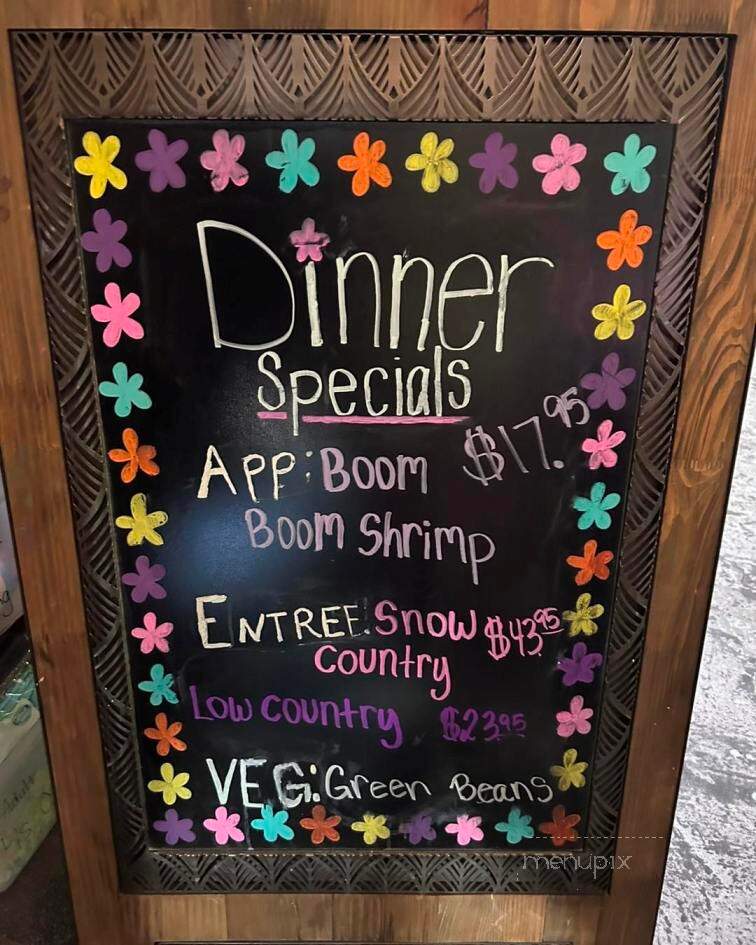 Aj's Dockside Restaurant - Tybee Island, GA menu_pic
