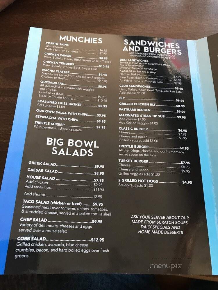 Village Trestle - Goffstown, NH menu_pic
