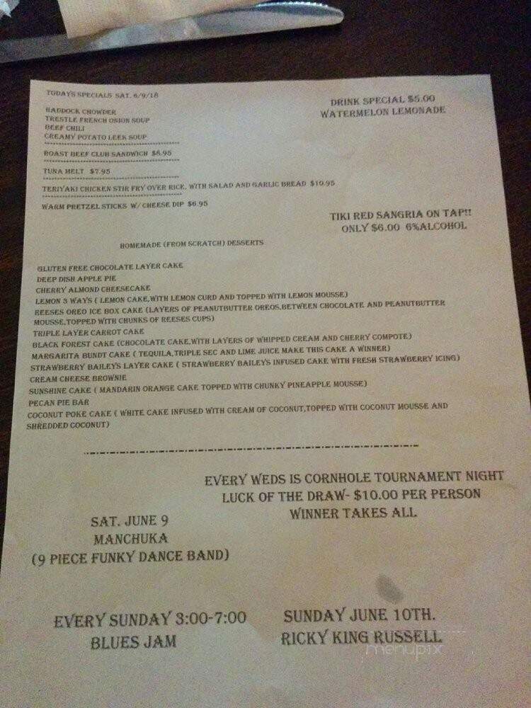 Village Trestle - Goffstown, NH menu_pic
