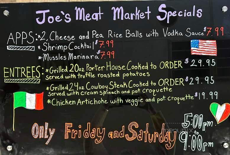 Joe's Meat Market - South Bound Brook, NJ menu_pic