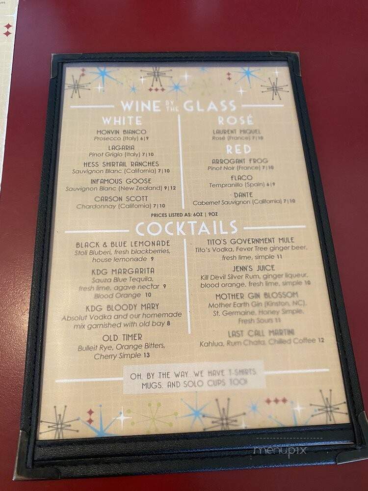 Kill Devil Grill - Kill Devil Hills, NC menu_pic