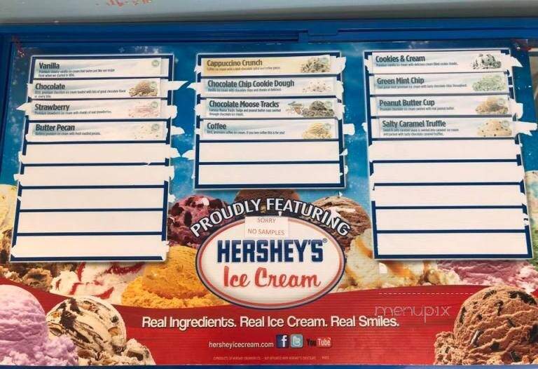 Gresham's Ice Cream Shoppe - Hawley, PA menu_pic