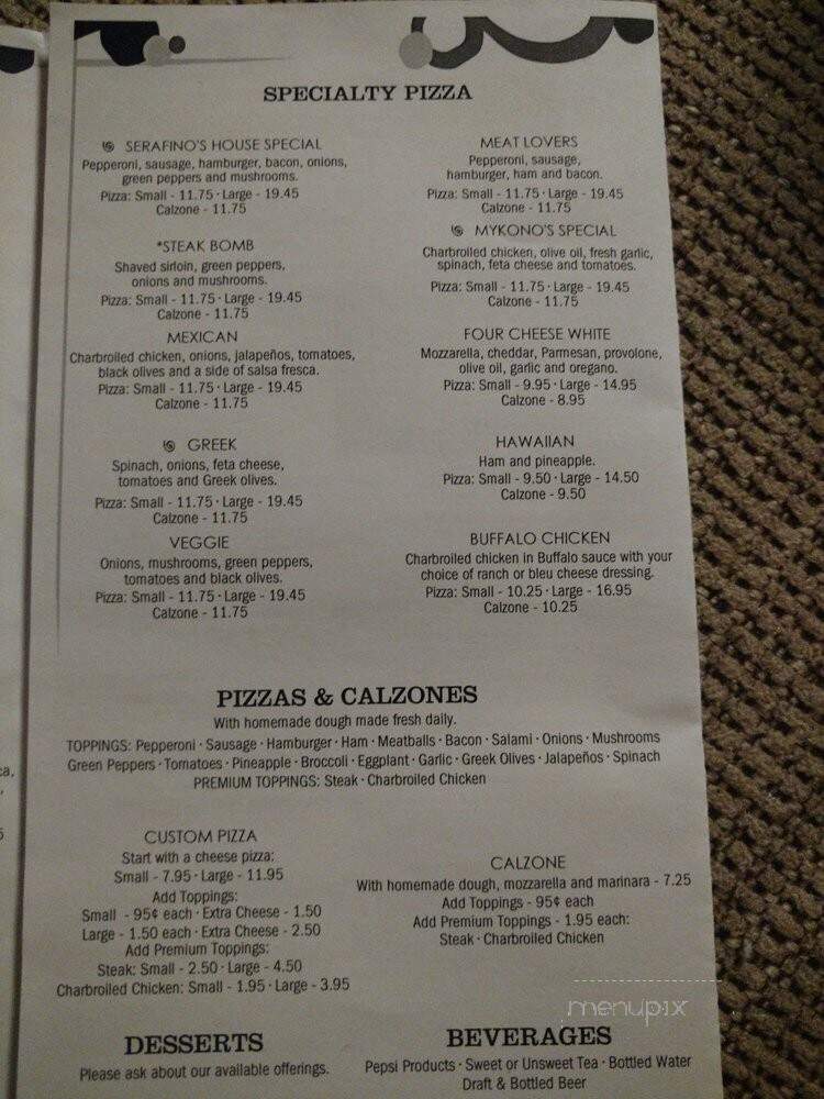 Serafino's Pizzeria - Myrtle Beach, SC