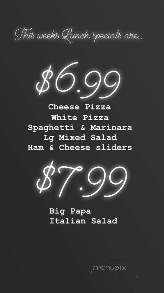 Painturo's Pizza - Lebanon, TN menu_pic