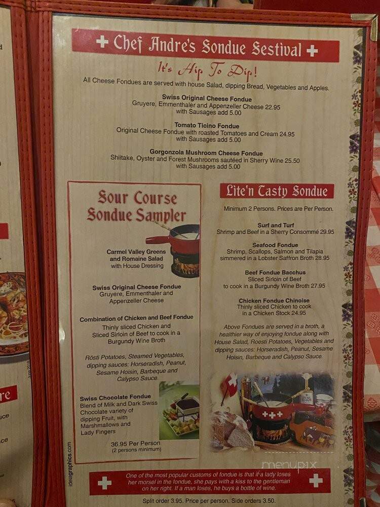 Lugano Swiss Bistro - Carmel, CA menu_pic