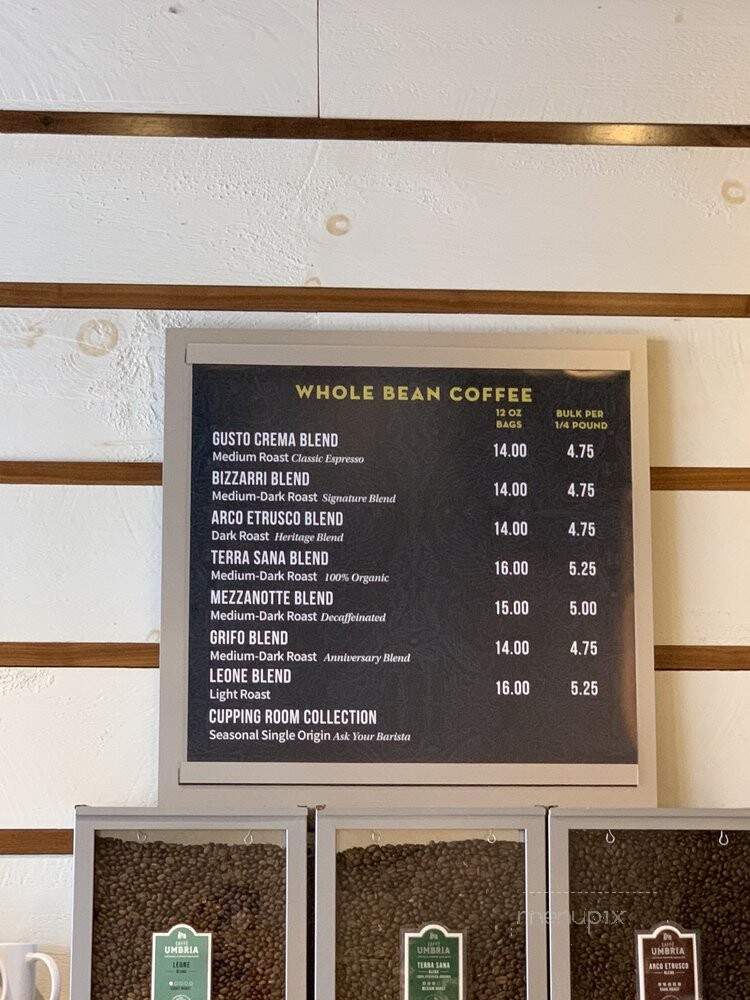 Caffe Umbria - Chicago, IL menu_pic