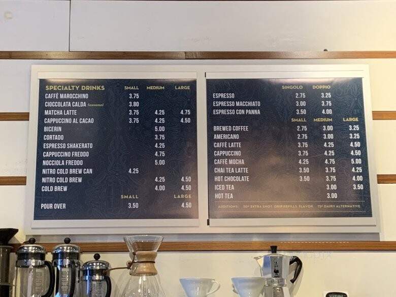 Caffe Umbria - Chicago, IL menu_pic