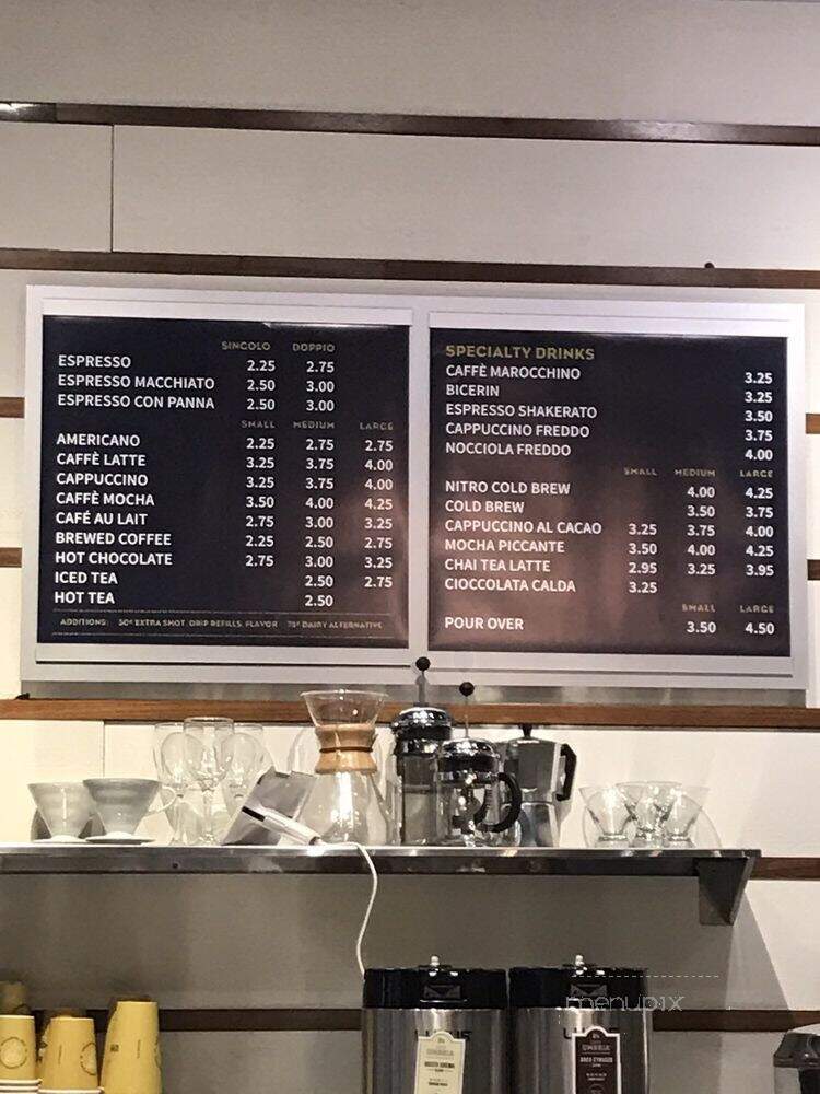Caffe Umbria - Chicago, IL menu_pic