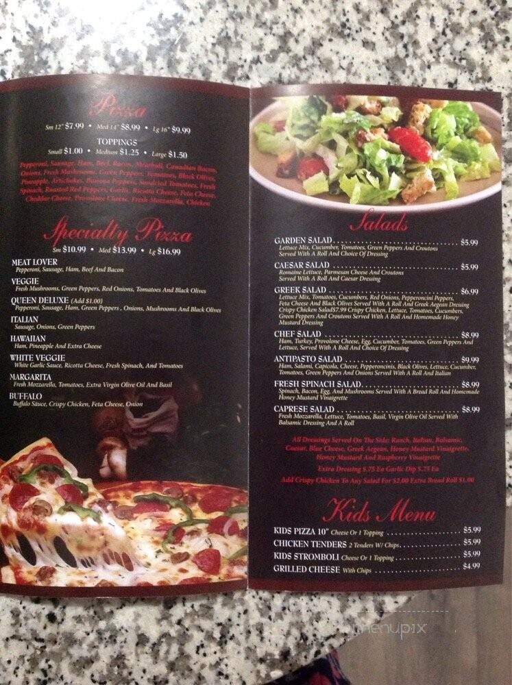 Queen Pizza - Martinsburg, WV menu_pic