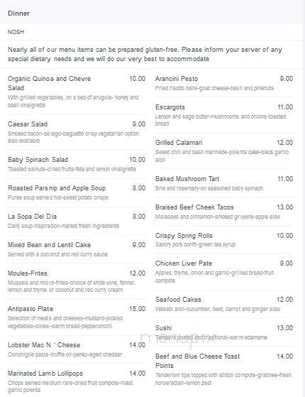 Blu Duby - London, ON menu_pic