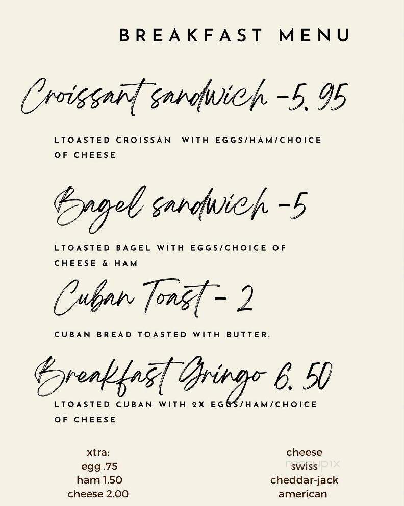 Icrave Cafe - Leesville, SC menu_pic
